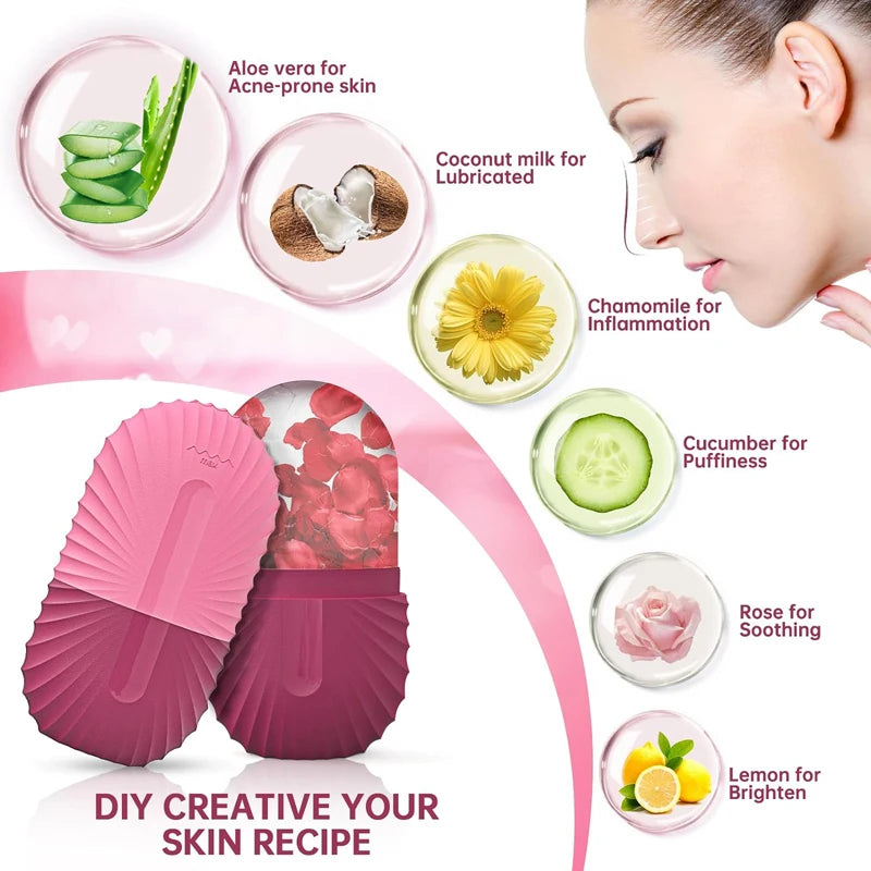 Ice Face Roller Beauty Massage Silicone