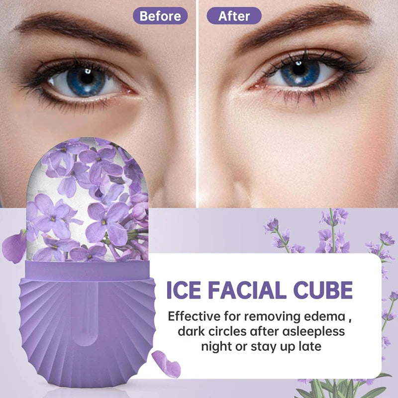 Ice Face Roller Beauty Massage Silicone